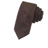 Brown Speckled Necktie