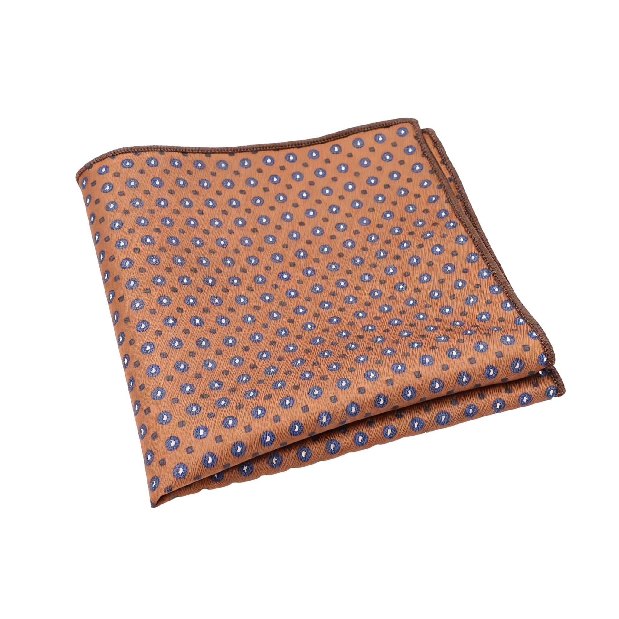 Charcoal Grey Lavender Geometric Floral Pocket Square