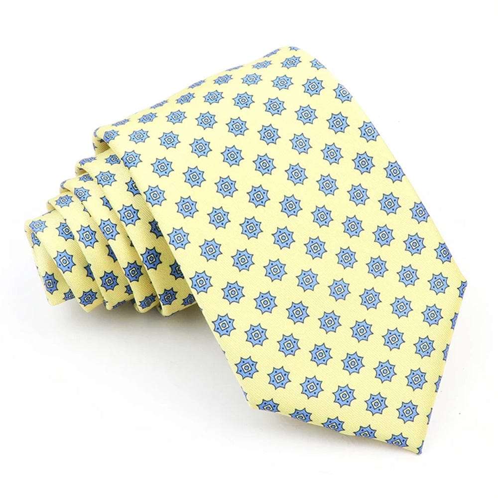 ZONFAZ Novelty Polka Dot Paisley Silk Tie