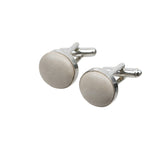 Gray Plain Cufflink