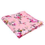 Pink Floral Pocket Square