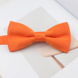 ZONFAZ Mens Solid Color Silk Bow Ties Colorful Casual Fashion Cute Soft Candy Color Bowties