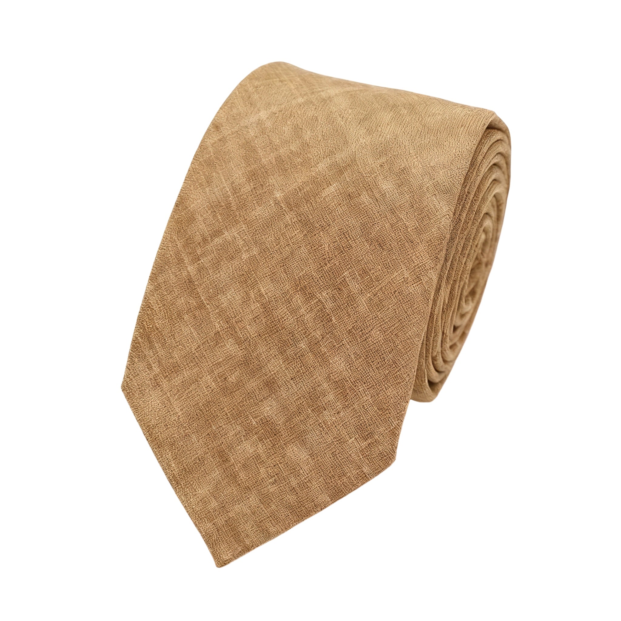 Brown Solid Necktie