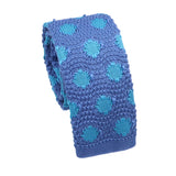 Blue Turquoise Dotted Necktie