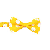 Yellow White Cartoon Bowtie