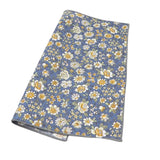 Blue Yellow Floral Pocket Square