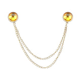 Gold Yellow Solid Lapel Pin