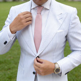 Light Pink Solid Necktie