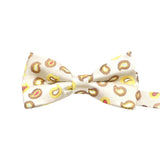 Beige Yellow Paisley Bowtie