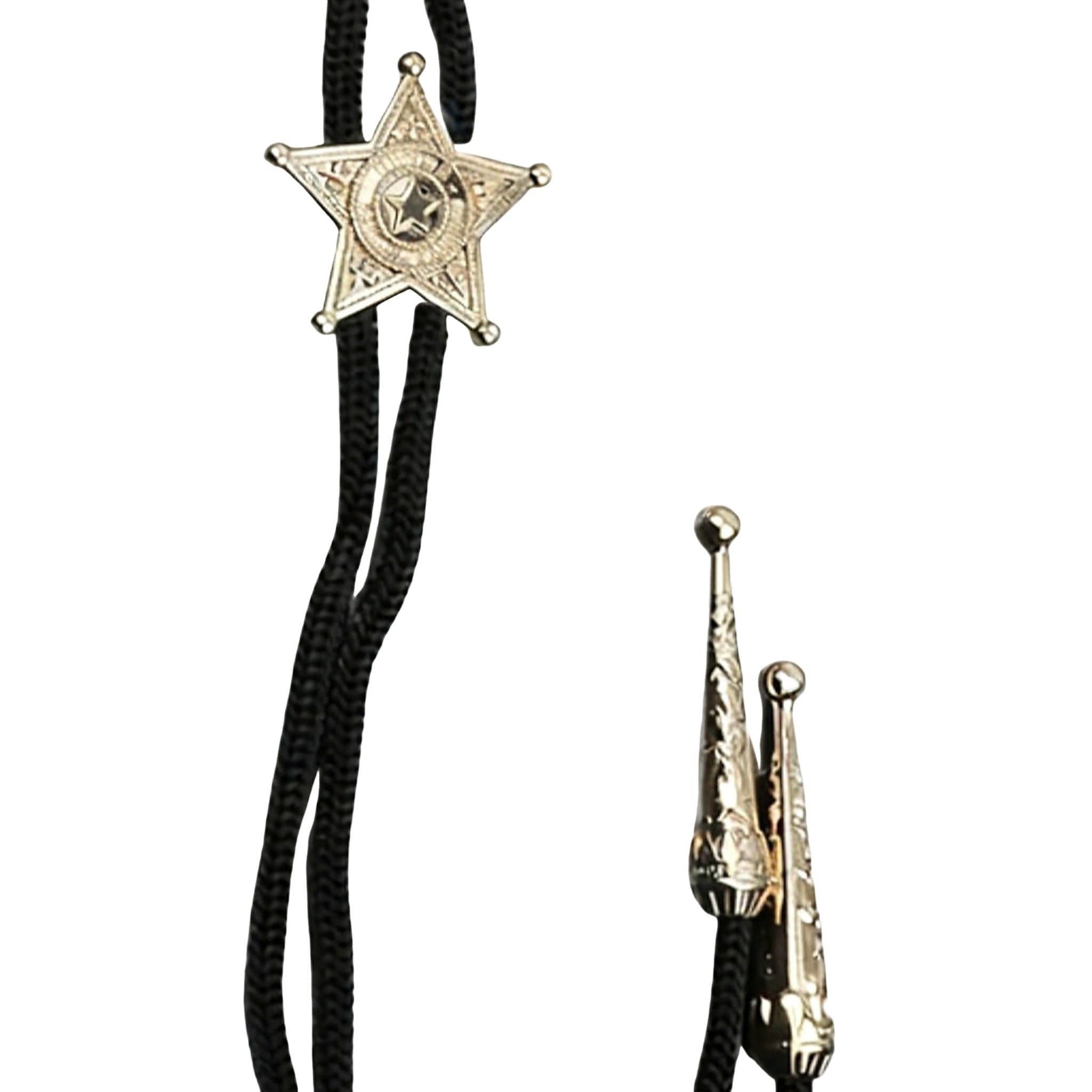 Black with Gold Star Necktie