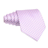 Lavender Pink Geometric Necktie