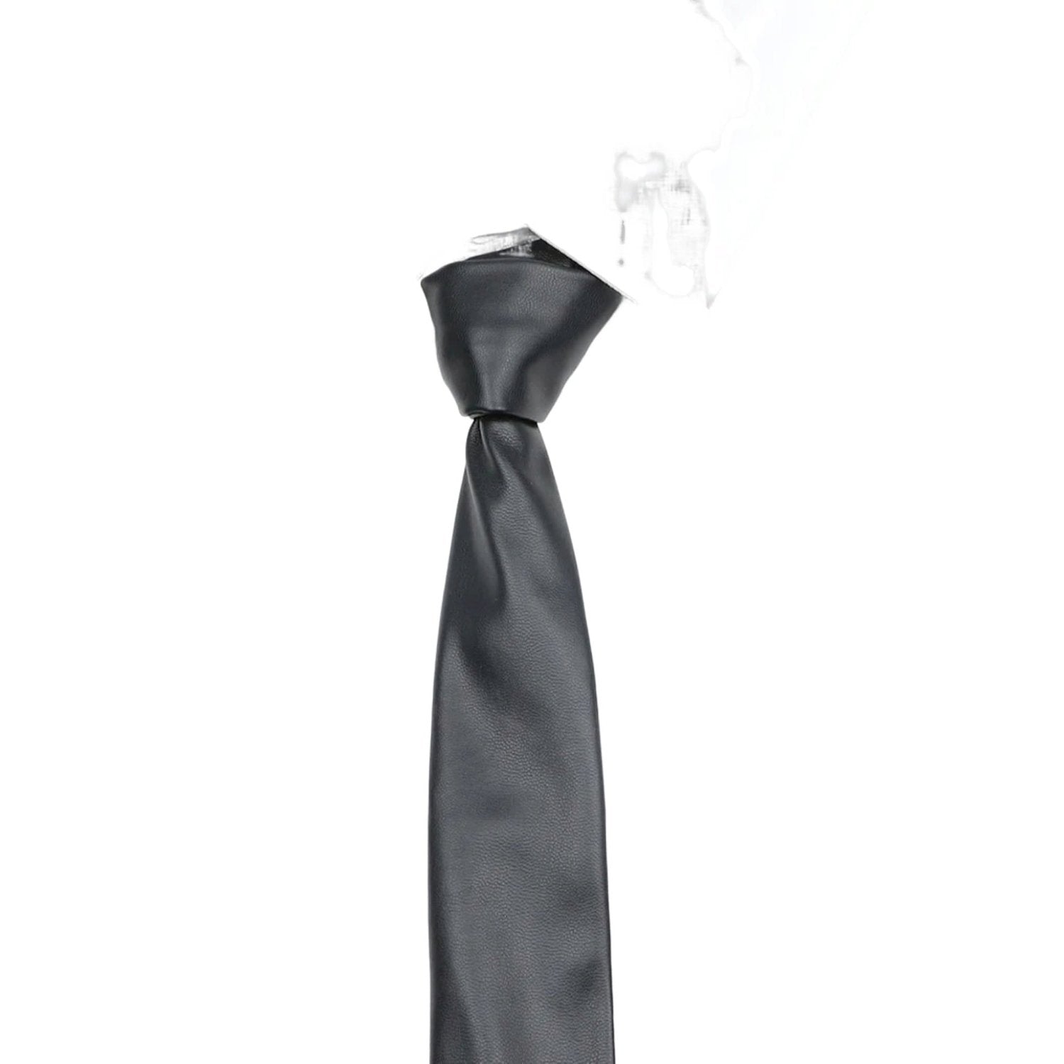Black Solid Necktie