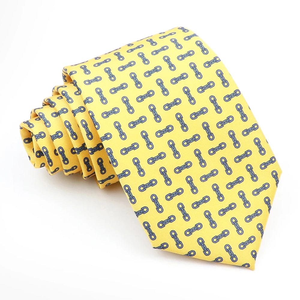 ZONFAZ Novelty Polka Dot Paisley Silk Tie