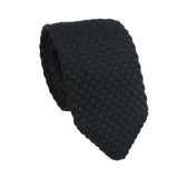 Black Solid Necktie