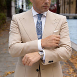 Blue With White Paisley Necktie