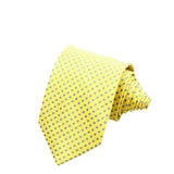 Yellow Blue Polka Dot Necktie
