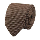 Brown Knitted Tie