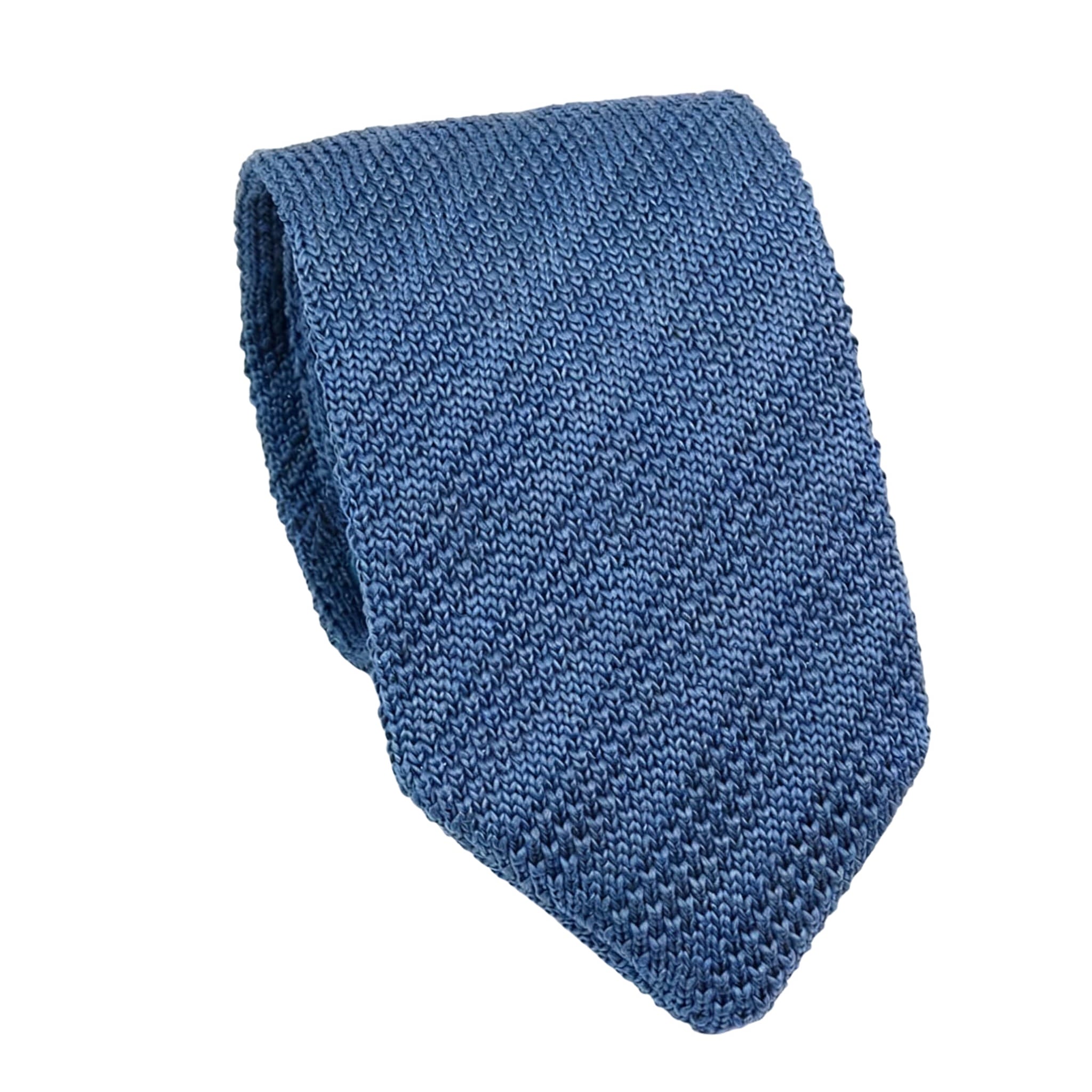 Blue Solid Necktie