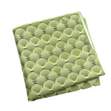 Green Yellow Geometric Pocket Square