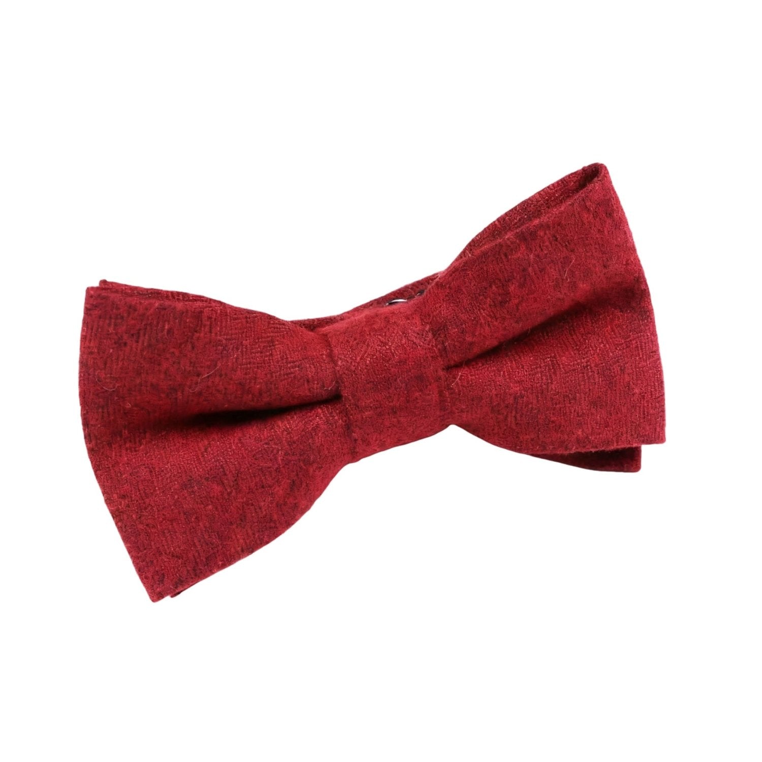 Burgundy With Solid Bowtie
