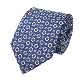 Navy Blue Geometric Tie