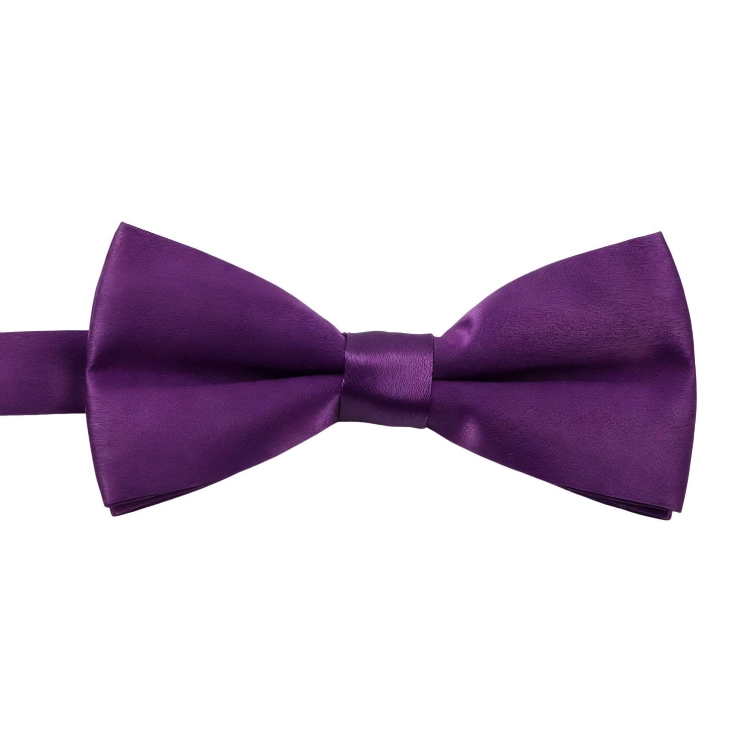 Purple Solid Bowtie