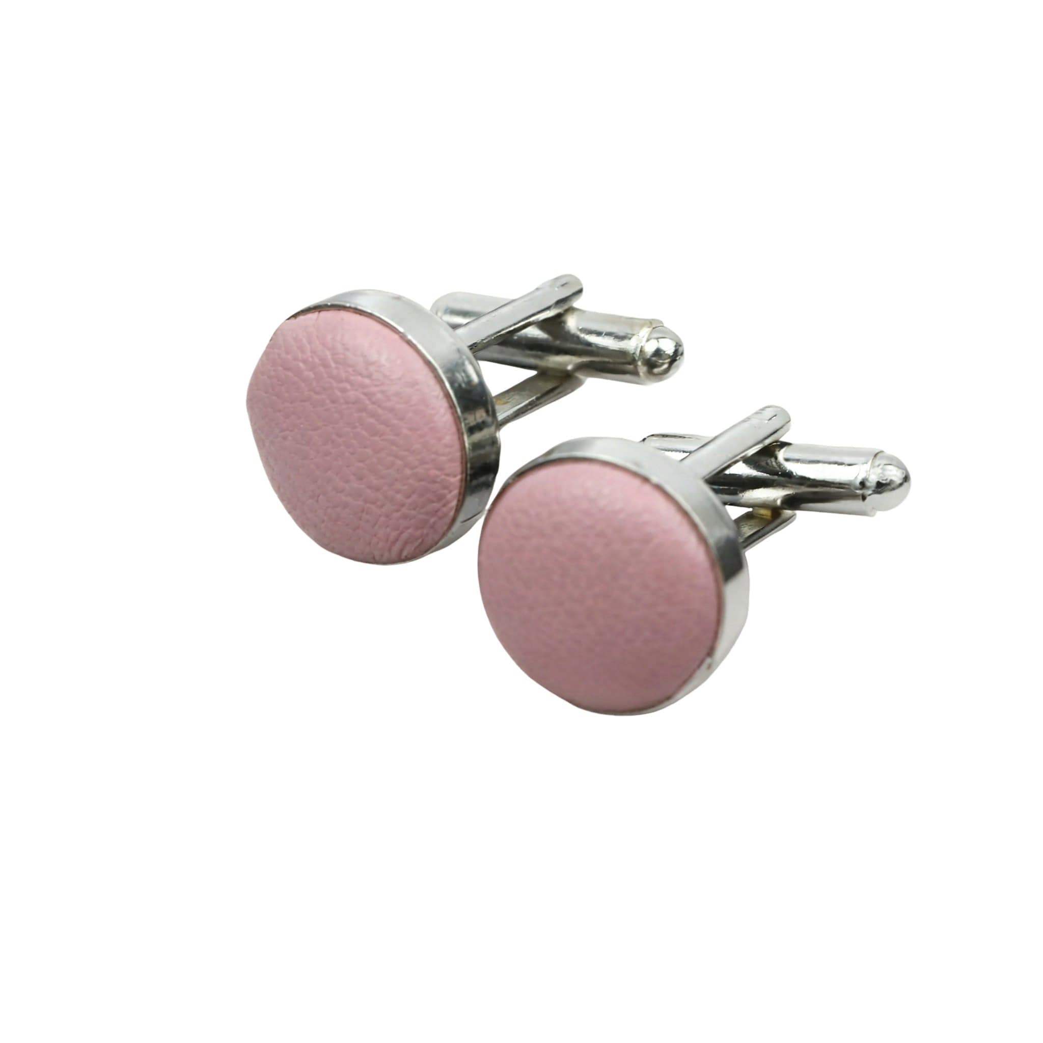 Pink Plain Cufflink