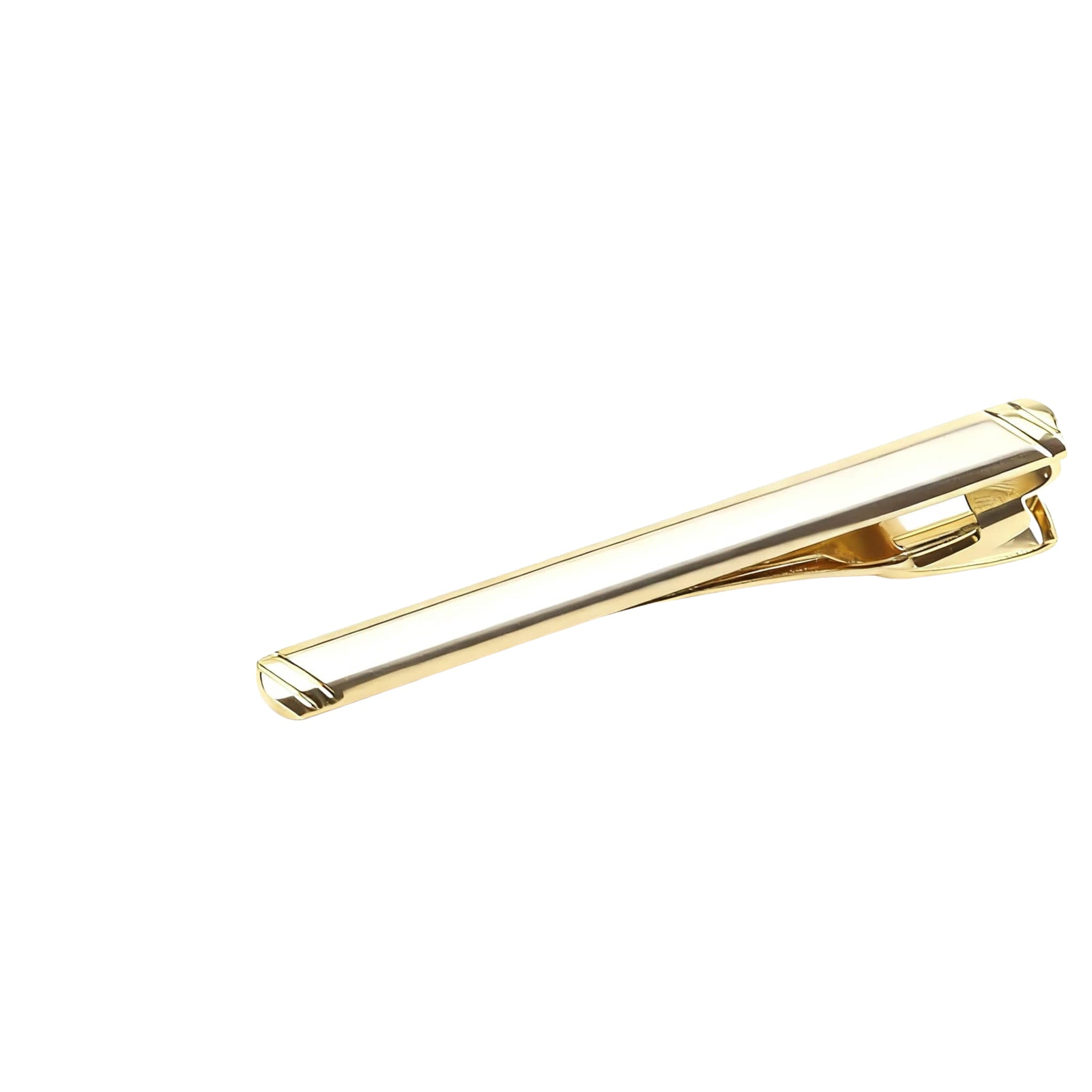 Navy Blue Gold Plaid Necktie