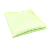 Lime Green Solid Pocket Square