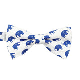 Red White Elephant Bowtie