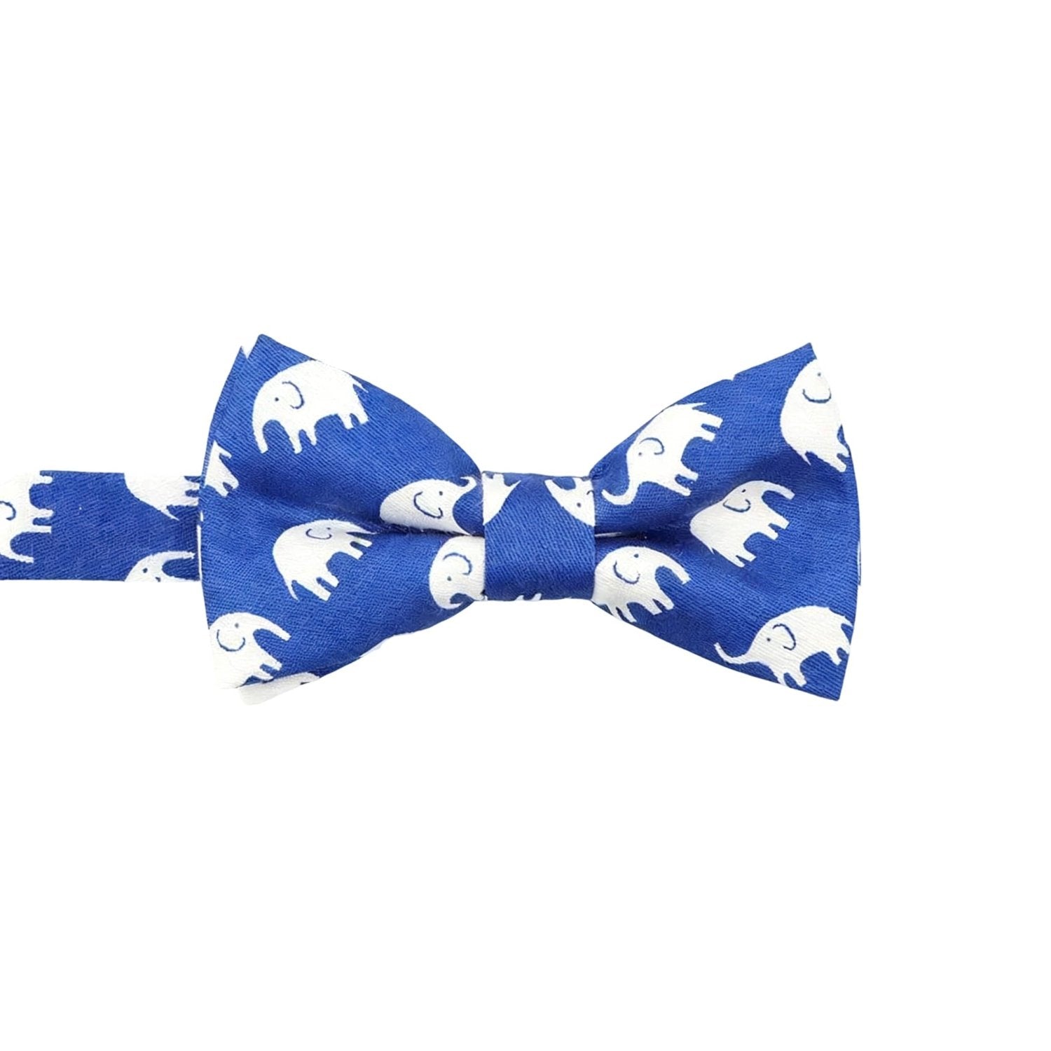 Red with White Elephant Bowtie