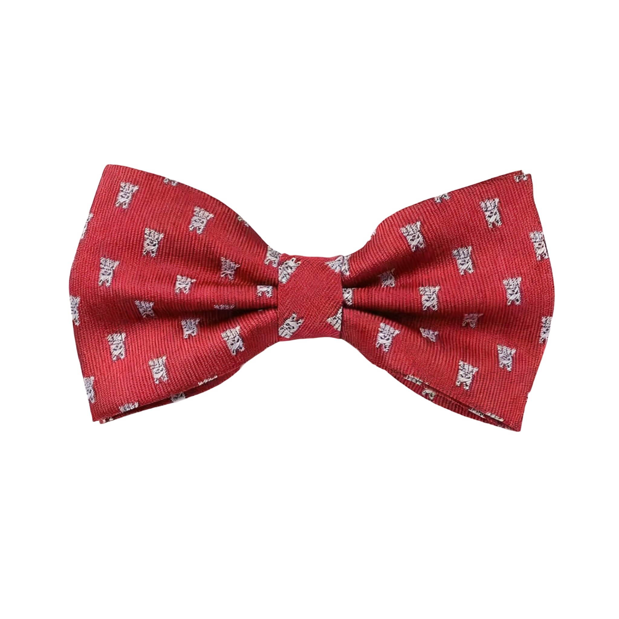 Beige Leopard Bow Tie