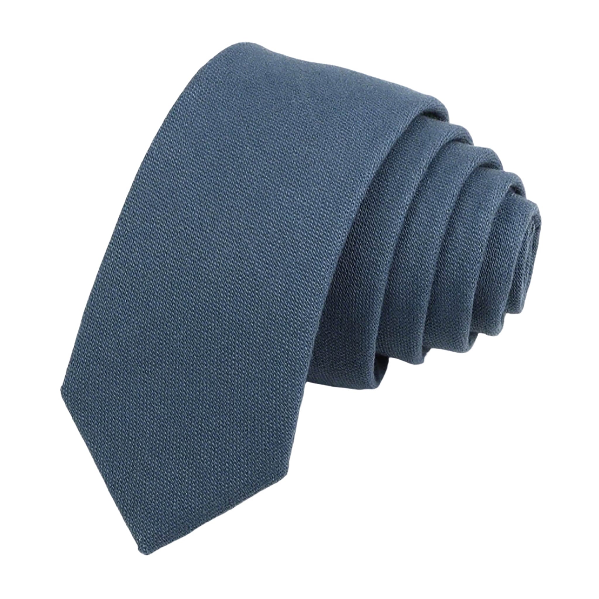Dusty Blue Solid Necktie