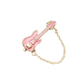 Pink Gold Guitar Lapel Pin