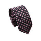 Black Pink Square Necktie