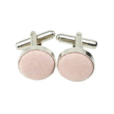 Pink Pink Woven Cufflink