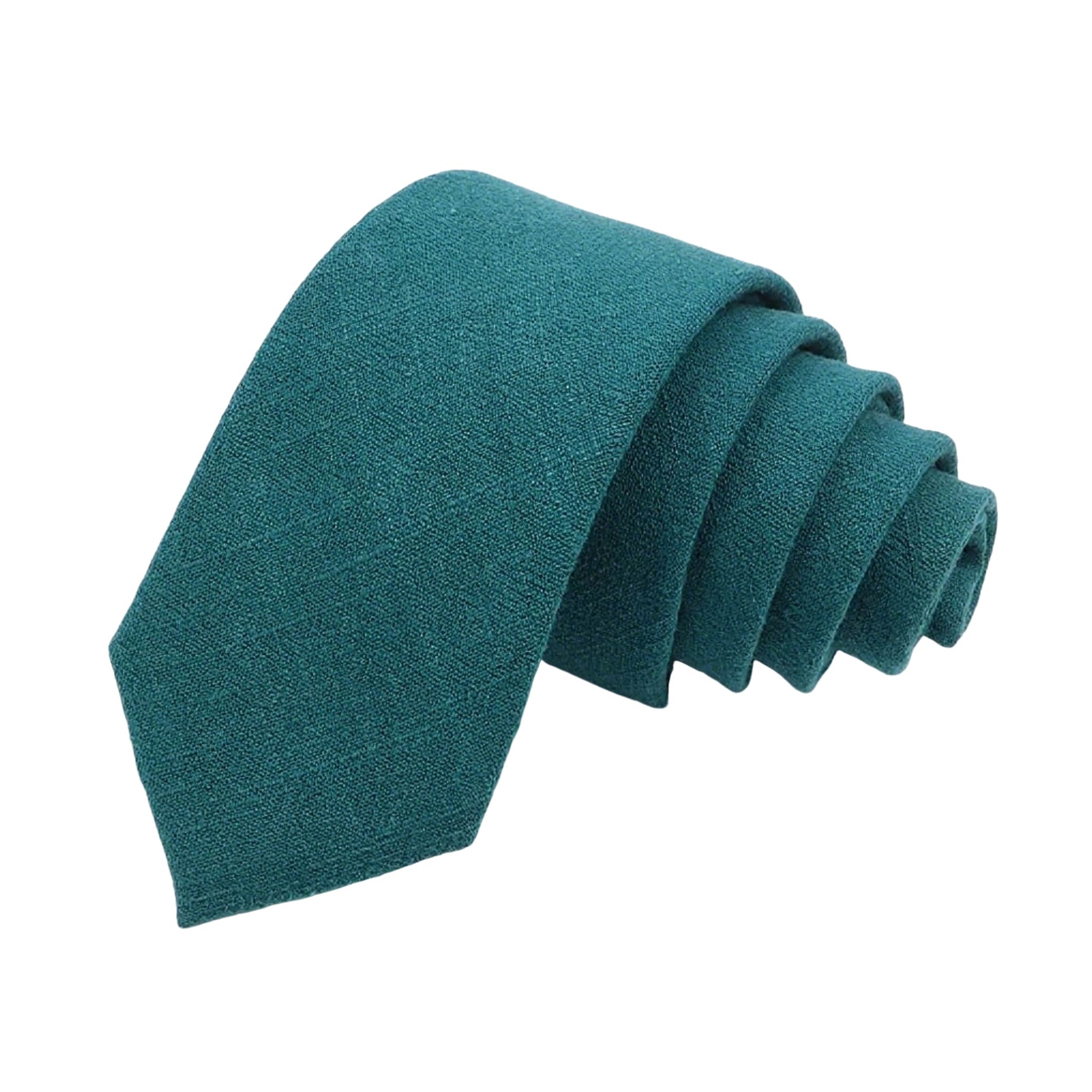 Teal Solid Necktie