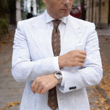Brown With Golden Eye - Like Necktie