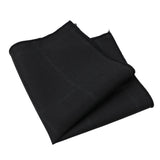 Black Plaid Pocket Square