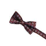 Red Gold Patterned Bowtie