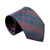 Blue Red Plaid Necktie