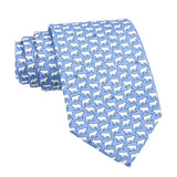 Light Blue with White Polar Bear Necktie
