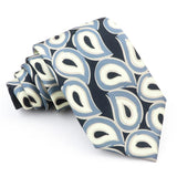 ZONFAZ Novelty Polka Dot Paisley Silk Tie