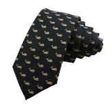 Black Gold Whale Necktie