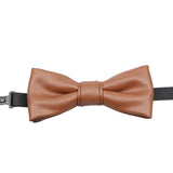 Brown Solid Bowtie
