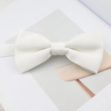 ZONFAZ Mens Solid Color Silk Bow Ties Colorful Casual Fashion Cute Soft Candy Color Bowties