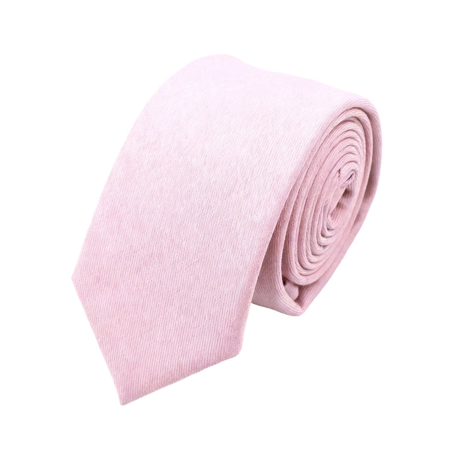 Pink Pink Solid Necktie