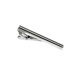 Silver Stripe Tie Clip