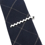 Silver Zigzag Tie Bar