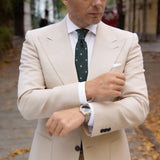 Dark Green With White Dots Necktie